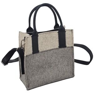 Graf Lantz Jaunt Merino Wool Leather Tote Bag Crossbody Purse Minimalist